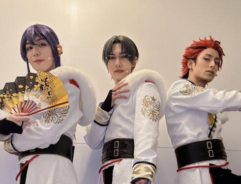 Kajita Hiroki as Keito / Takeshi Naoki as Kuro / Kaminaga Keisuke as Souma [pictured: Our First Fight]